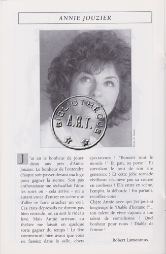 Les programmes de Théatre de l\